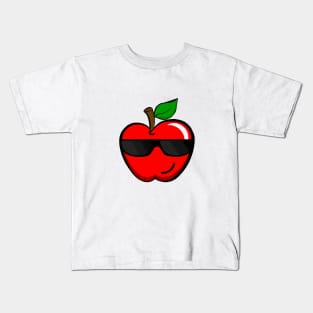 an apple cool Kids T-Shirt